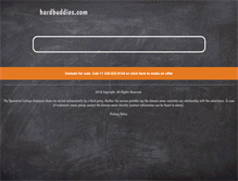 Tablet Screenshot of hardbuddies.com